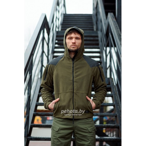 Флис HIKER Olive/Black | Army Stroll фото 3