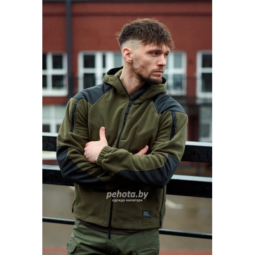 Флис HIKER Olive/Black | Army Stroll фото 5