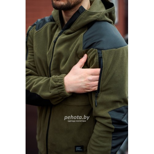 Флис HIKER Olive/Black | Army Stroll фото 7