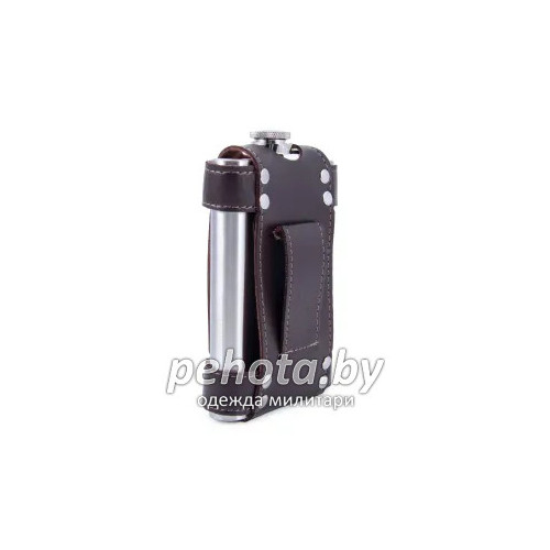 Фляжка Flage в кожаном чехле с тиснением 260мл PF-BD-F15 | Следопыт фото 2