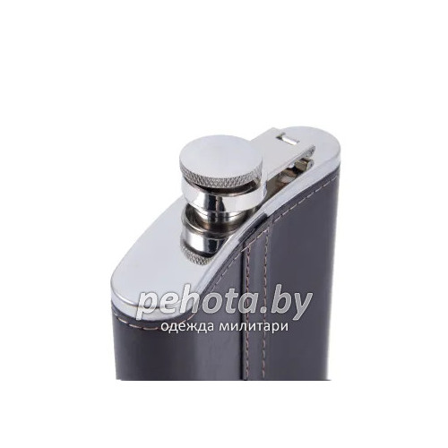 Фляжка Browny в кожаном оплете 180мл PF-BD-F16 | Следопыт фото 4