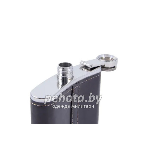Фляжка Browny в кожаном оплете 210мл PF-BD-F17 | Следопыт фото 3