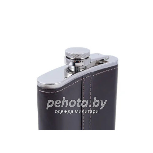 Фляжка Browny в кожаном оплете 240мл PF-BD-F18 | Следопыт фото 4
