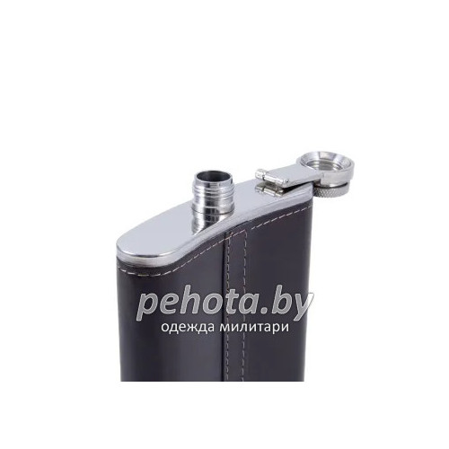 Фляжка Browny в кожаном оплете 240мл PF-BD-F18 | Следопыт фото 3