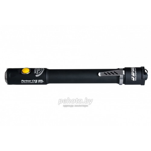 Фонарь Armytek Partner C4 Pro v3 Silver XHP35 White Light | Armytek фото 2