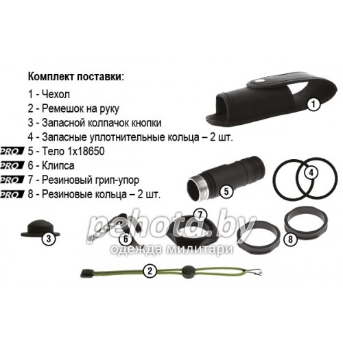Фонарь Barracuda Pro v2.0 XP-L HI White Light | ArmyTek фото 5