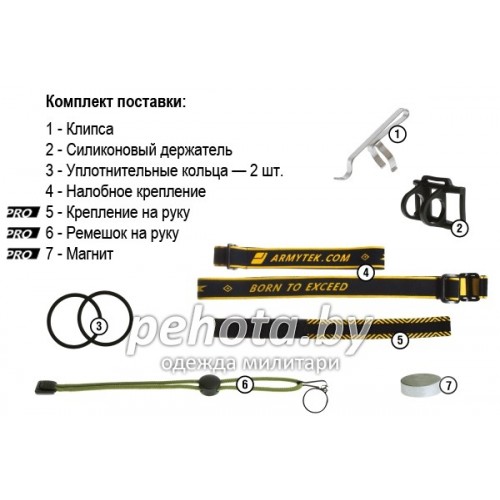 Фонарь Налобный Wizard Pro v3 XHP50 Silver | ArmyTek фото 6