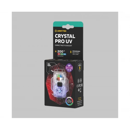 Фонарь Crystal Pro UV Red light | Armytek фото 4