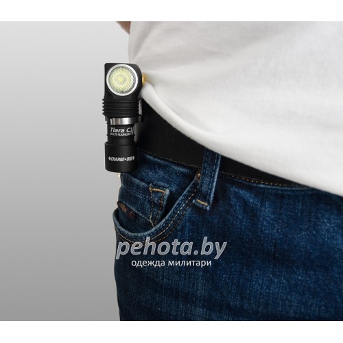 Фонарь Tiara C1 Pro XP-L Warm Light Magnet USB + 18350 Li-Ion | Armytek фото 13