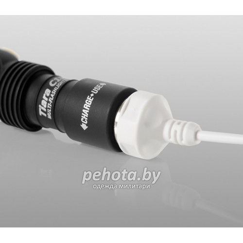 Фонарь Tiara C1 Pro XP-L Warm Light Magnet USB + 18350 Li-Ion | Armytek фото 7