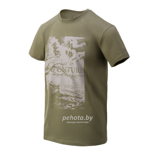 Футболка Adventure Is Out There Olive green | Helikon-Tex фото 1