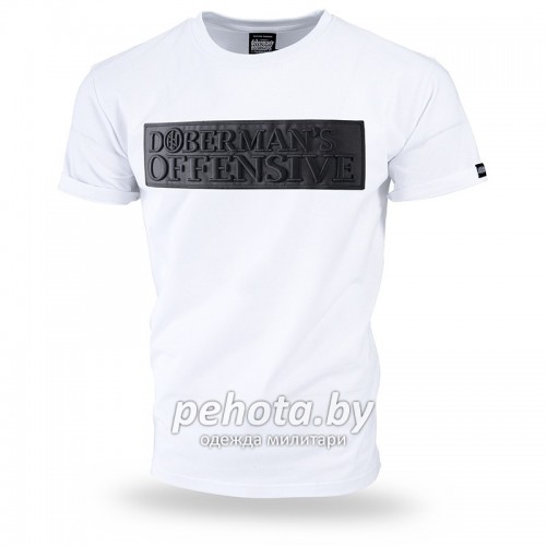 Футболка DOBERMAN’S OFFENSIVE White TS232 | Dobermans Aggressive фото 1