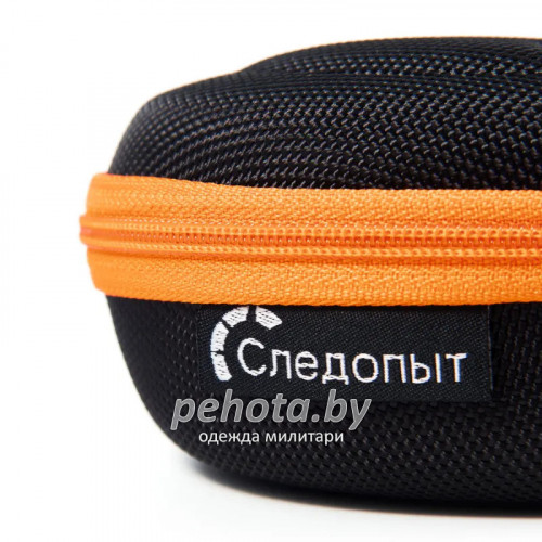 Футляр/Чехол для очков жёсткий с карабином PF-PG-48 170х75х55мм черный | Следопыт фото 5