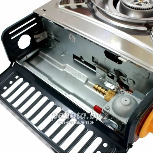 Газовая плита TWIN-HIT TW-850 двухкомфорочная с переходником | Tourist фото 5