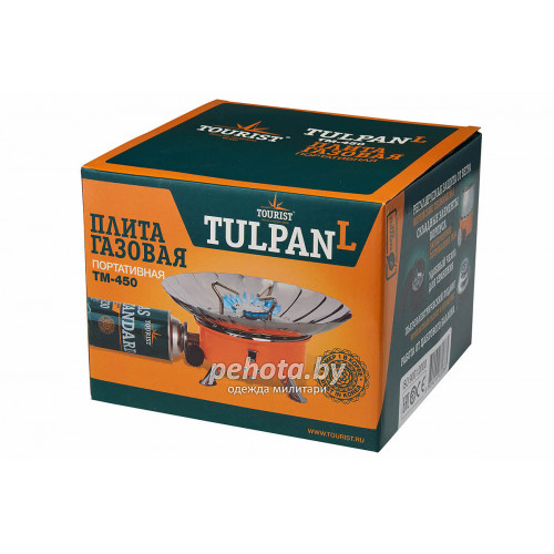 Газовая плита Tulpan-L TM-450 Оранжевая | Tourist фото 5
