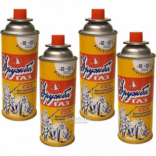 Газовый баллон Дружба ДР-520 цанговый | Tourist фото 2