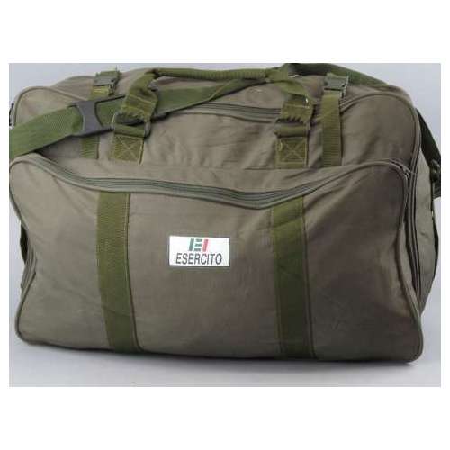 Итальянская армейская транспортировочная сумка большая олива. фото 7
