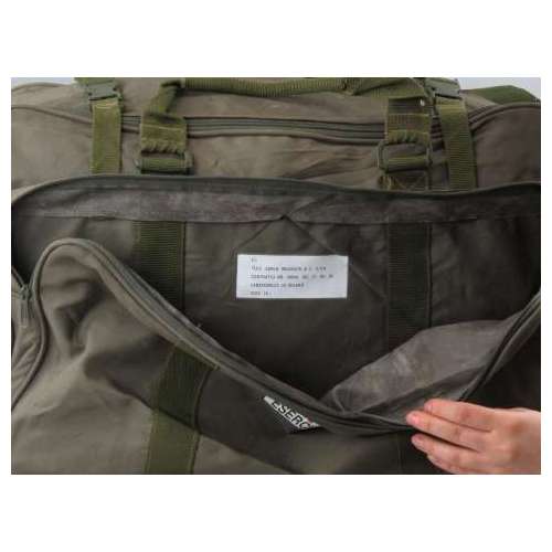 Итальянская армейская транспортировочная сумка большая олива. фото 8