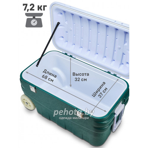 Изотермический контейнер 2000-80 Аквамарин | Арктика фото 2