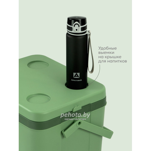 Изотермический контейнер 26л 2200-26-GN зеленый | Арктика фото 6