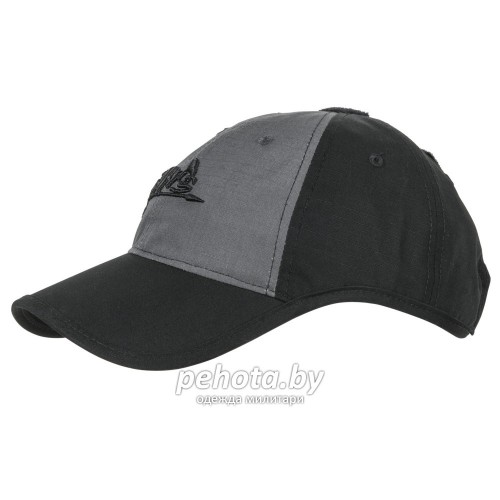 Кепка Logo Cap Black/Shadow Grey | Helikon-Tex фото 2