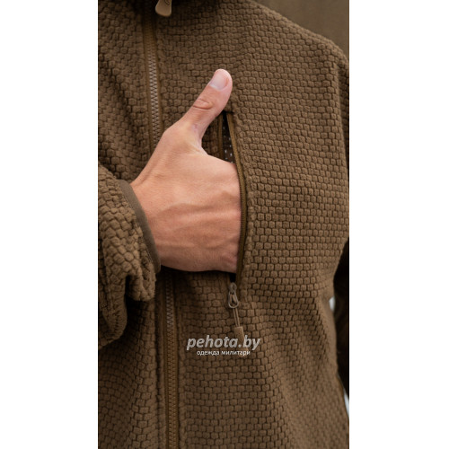 Кофта флисовая Alpha Hoodie Coyote | Helikon-tex фото 4