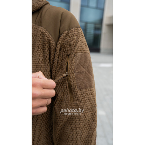 Кофта флисовая Alpha Hoodie Coyote | Helikon-tex фото 5