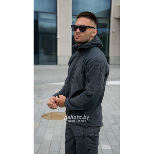 Кофта флисовая Alpha Hoodie Shadow Grey | Helikon-tex фото 4