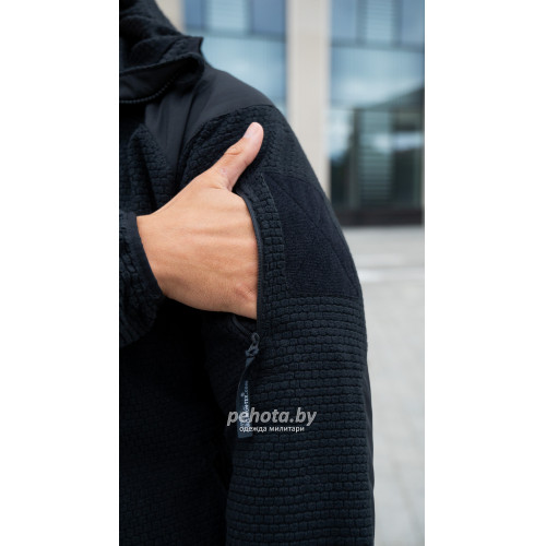 Кофта флисовая Alpha Hoodie Black | Helikon-tex фото 6