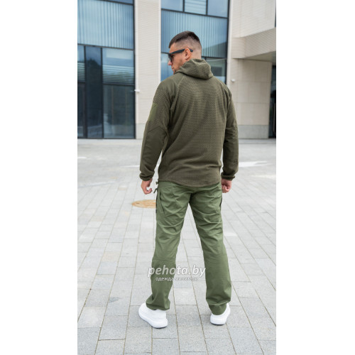 Кофта флисовая Alpha Hoodie Olive Green | Helikon-tex фото 2