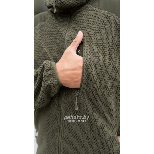 Кофта флисовая Alpha Hoodie Olive Green | Helikon-tex фото 5