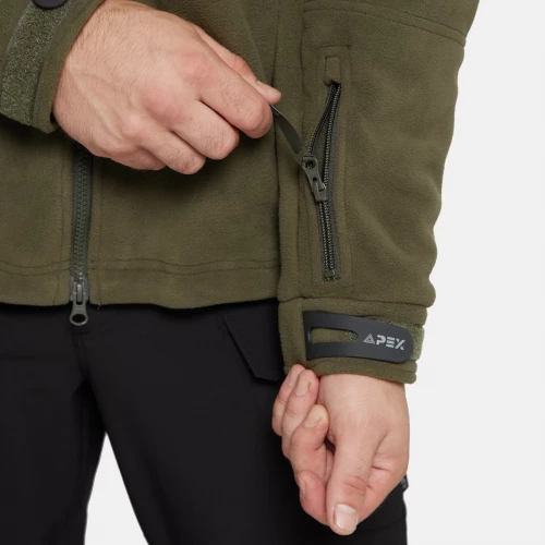 Кофта флисовая Hubbard HF-0002-02 Olive Green | APEX фото 15