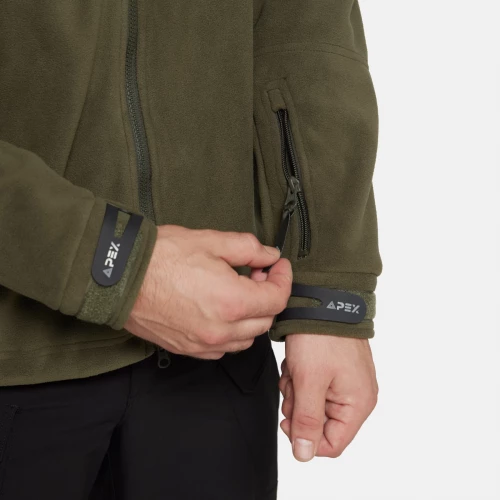 Кофта флисовая Hubbard HF-0002-02 Olive Green | APEX фото 14