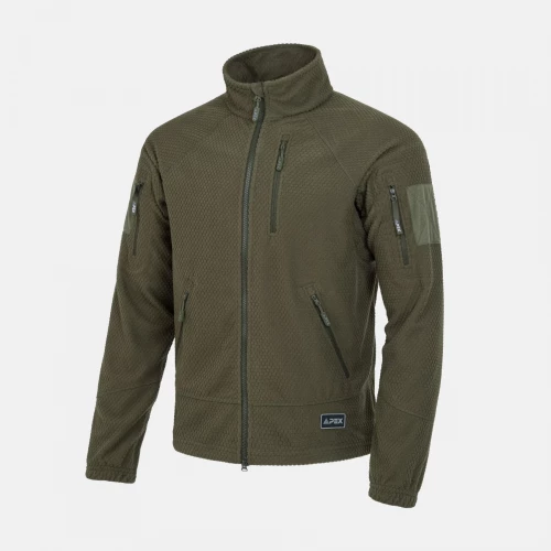 Кофта флисовая Sanford HF-0001-02 Olive Green | APEX фото 11