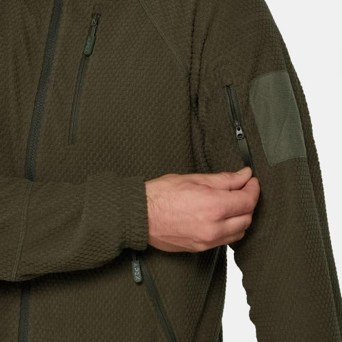 Кофта флисовая Sanford HF-0001-02 Olive Green | APEX фото 7