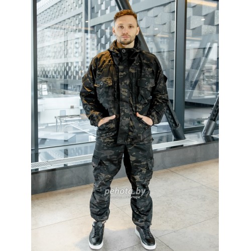 Костюм Горка 6 Премиум Лето/Осень/Весна Black Multicam | Grizzly фото 3
