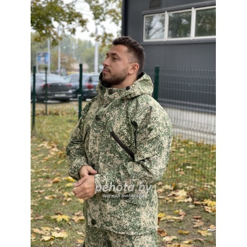 Костюм Горка 5 Премиум деми Digital light green | Grizzly фото 5