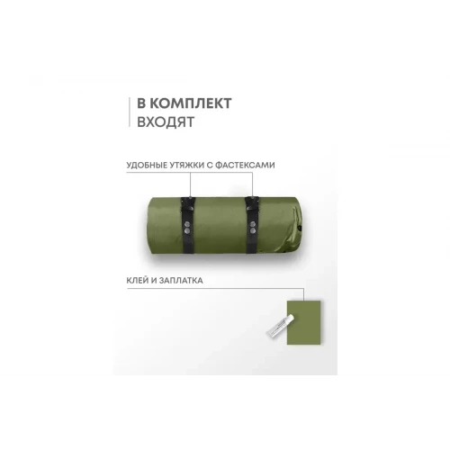 Коврик туристический Sunny 38 оливково-зеленый | RSP фото 9