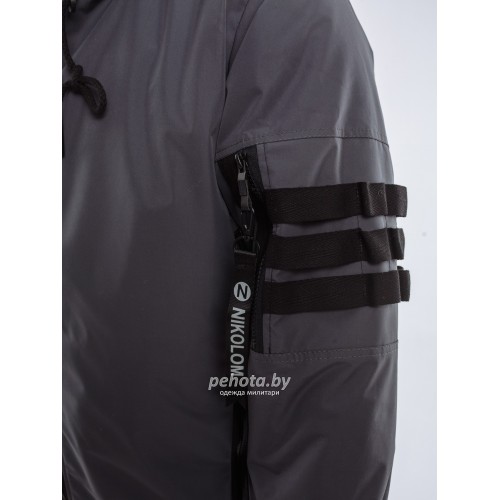 Куртка 1221 Весна/Осень Grey | NIKOLOM фото 3