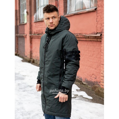 Куртка 1221 Весна/Осень Khaki | NIKOLOM фото 2