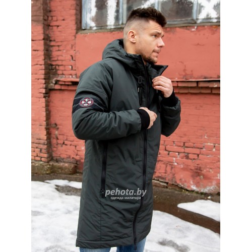 Куртка 1221 Весна/Осень Khaki | NIKOLOM фото 4