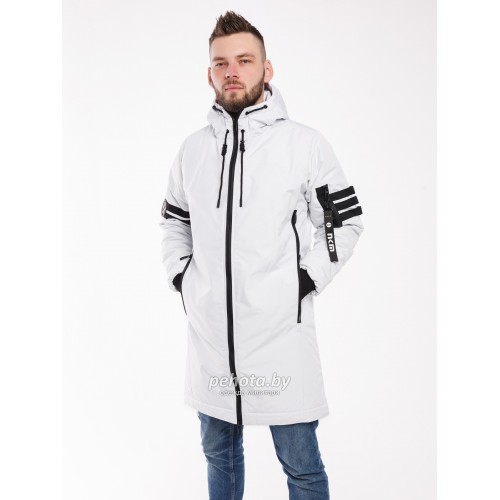 Куртка 1221 Весна/Осень White | NIKOLOM фото 2