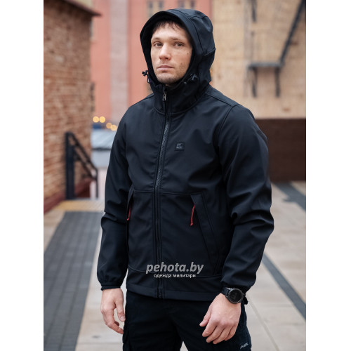 Куртка Jedd Soft Shell 30122 Black | Vintage Industries фото 8