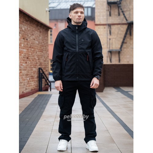 Куртка Jedd Soft Shell 30122 Black | Vintage Industries фото 9