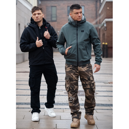 Куртка Jedd Soft Shell 30122 Black | Vintage Industries фото 13
