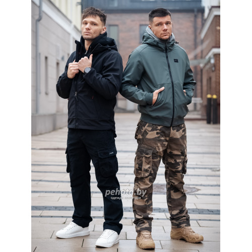 Куртка Jedd Soft Shell 30122 Black | Vintage Industries фото 14