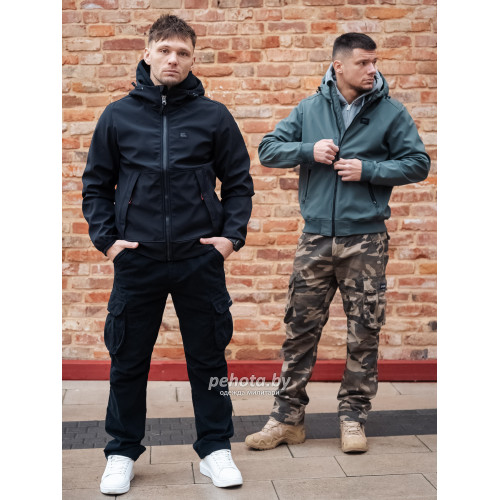 Куртка Jedd Soft Shell 30122 Black | Vintage Industries фото 15