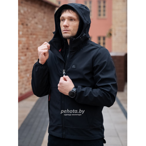Куртка Jedd Soft Shell 30122 Black | Vintage Industries фото 6