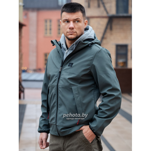 Куртка Jedd Soft Shell 30122 Graphite | Vintage Industries фото 1