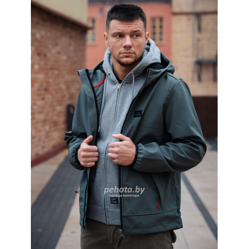 Куртка Jedd Soft Shell 30122 Graphite | Vintage Industries фото 2